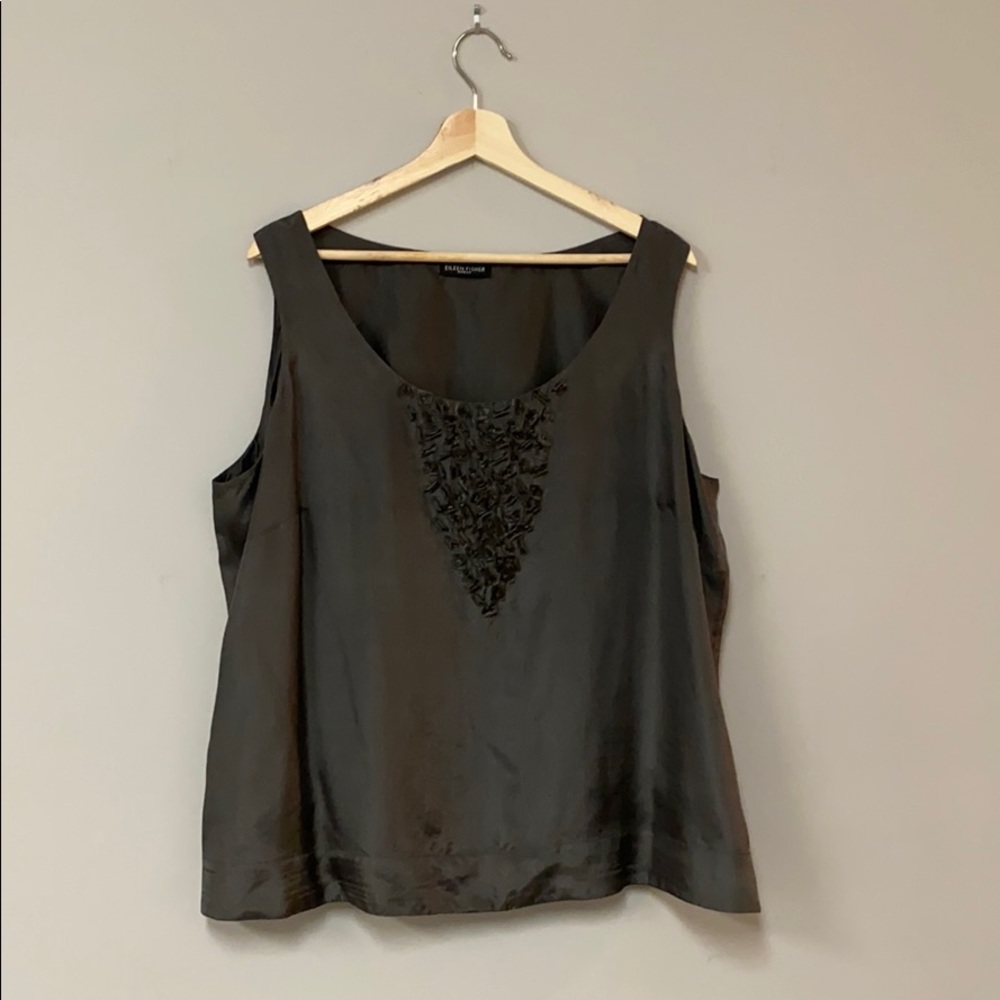Eileen Fisher Sleeveless Silk Top